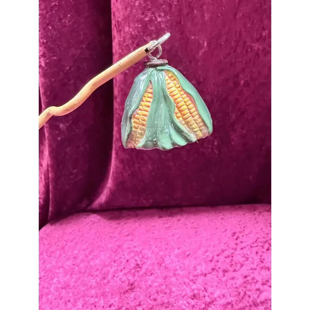 Vintage Home Decor Resin Candle Snuffer – Figural Corn Cob Kitsch Design
